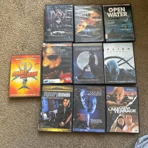 Horror Thriller Scary Movies DVDs collection Bundle/Lot Texas chainsaw halloween